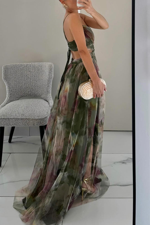 Shicelegance™ – Damen Kleid Hochzeitsgast mit Verstellbarer Schnürung Elegant-4