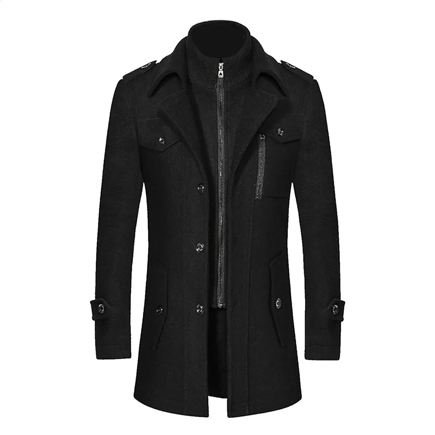 PrestigeCoat™ – Eleganter Herren Wintermantel mit Premium-Wärmeisolierung