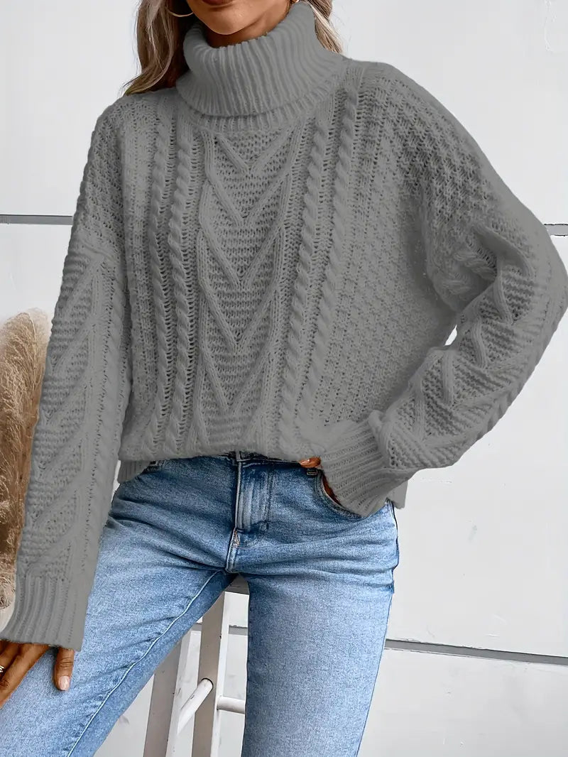 Aurielle™ – Zeitloser Damenpullover mit Weichem Strick