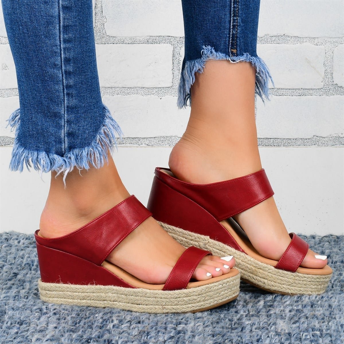 HanfStep™ – Damen Sandalen mit Hochkeilabsatz für Komfort und Stil 5
