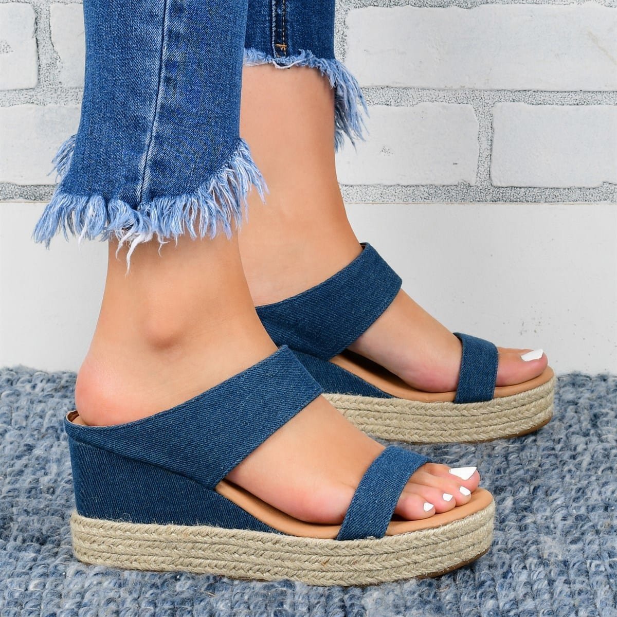 HanfStep™ – Damen Sandalen mit Hochkeilabsatz für Komfort und Stil 4