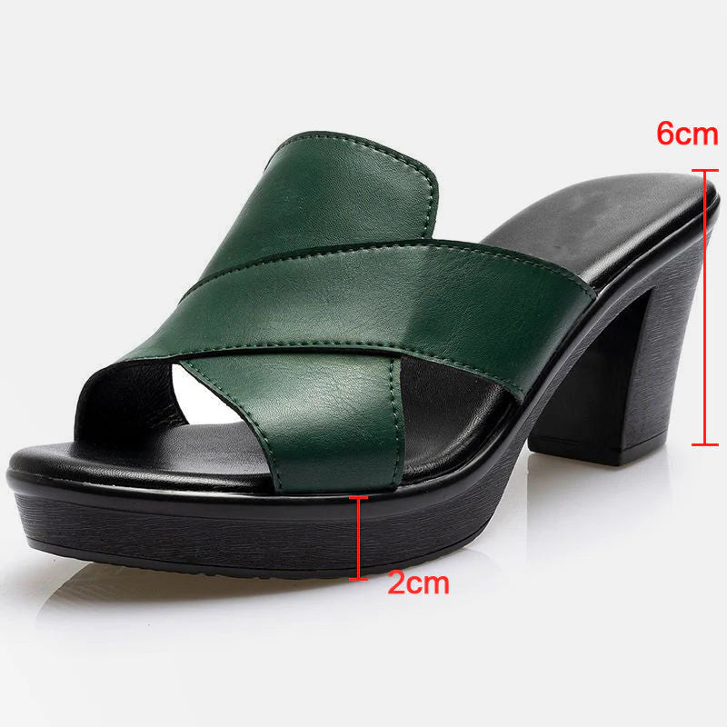 ChunkyCharm™ – Stylische Chunky Platform High Heel Sandalen für Damen