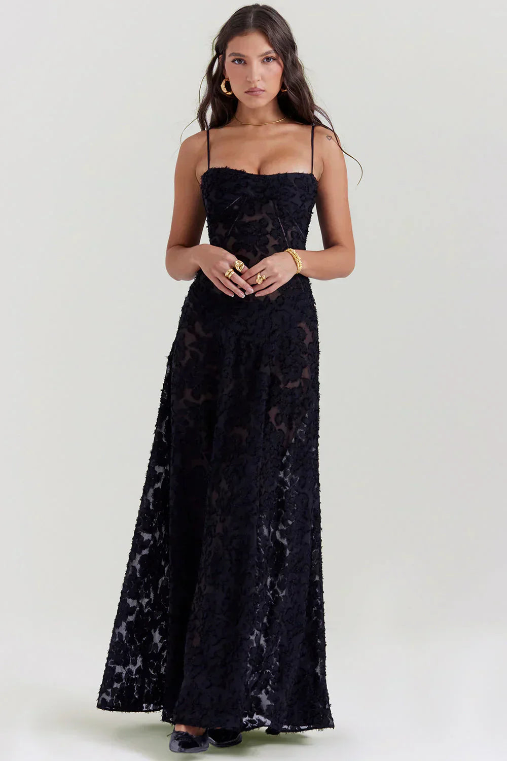 Variant image for Noemi™ – Damen Maxikleid Sommer Elegantes Corsagen-Design mit Figurschmeichelndem Schnitt-5
