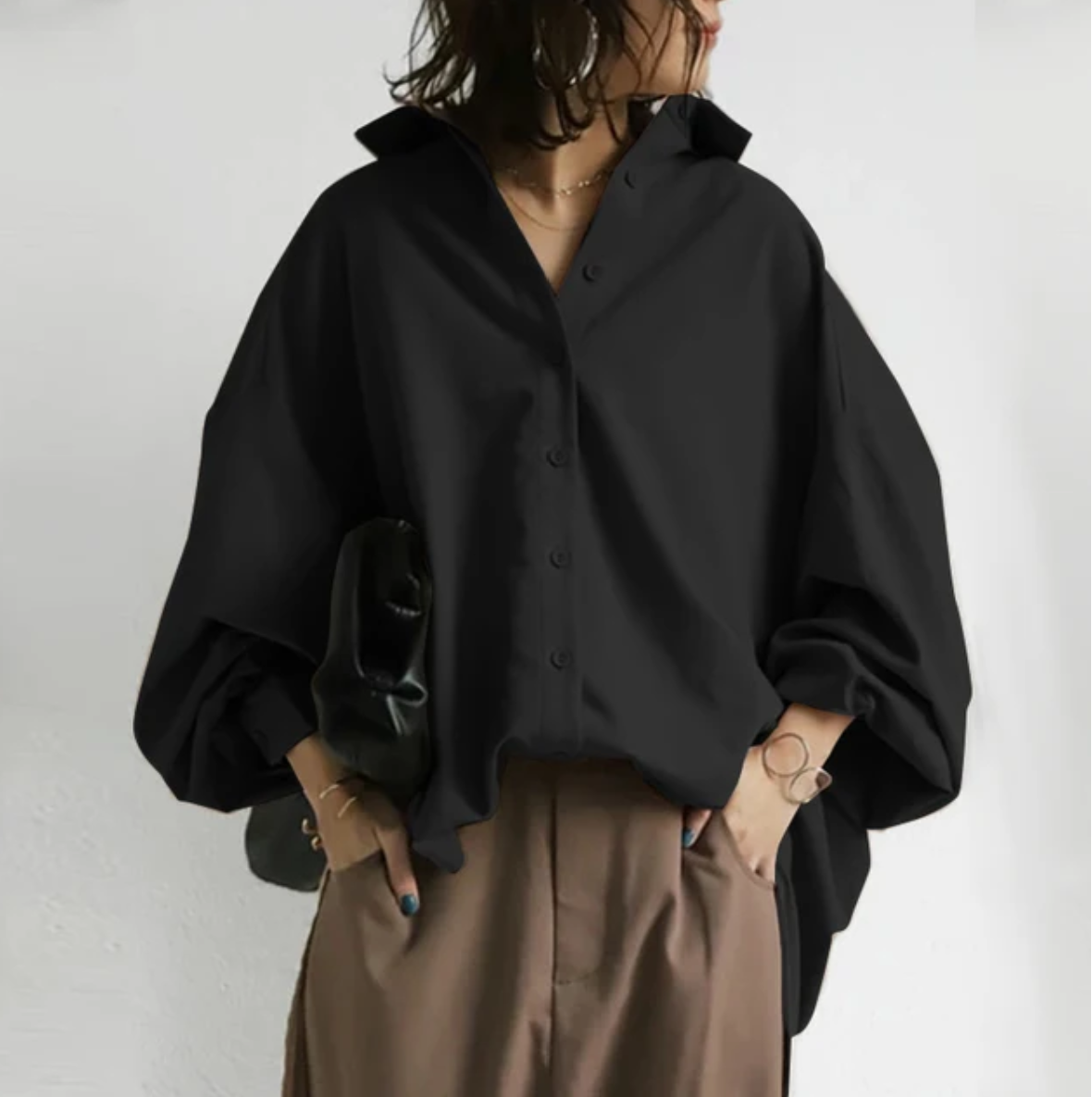 Variant image for Stuttgart™ – Damenbluse mit Revers Elegante Passform für Jeden Anlass-17