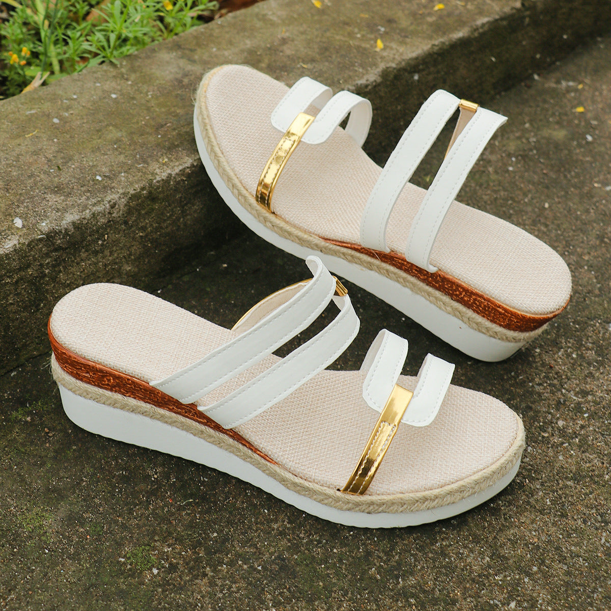 ColorBlock™ – Damen Sandalen im Römischen Stil Bequem und Stilvoll 4