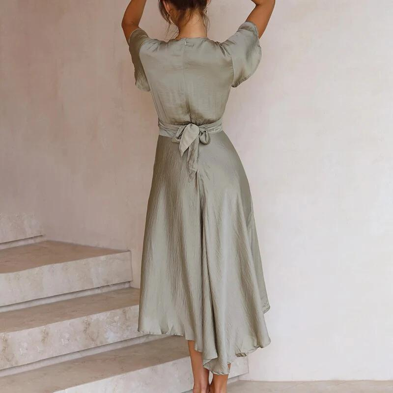 Sassy™ – Damen Vintage-Kleid Fließender Schnitt für Elegante Sommerlooks
