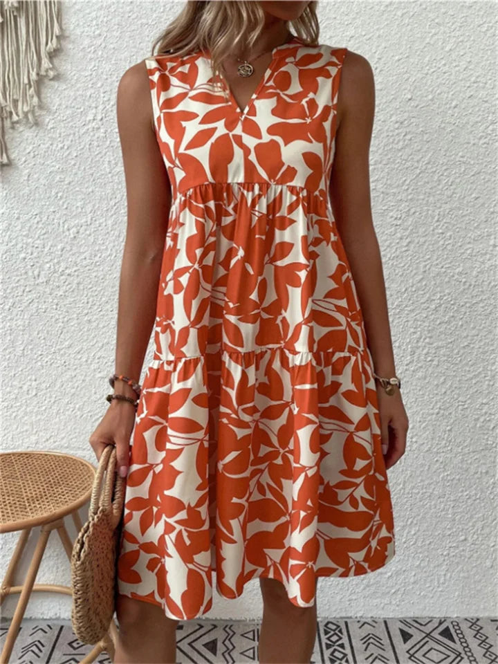 Elegance Femme™ – Damen Kleid im Blumenmuster für Sommerkomfort & Atmungsaktivität-4