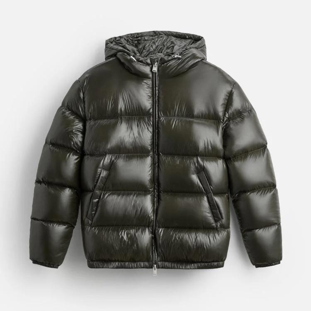 FrostGuard™ Herren Daunenjacke – Ultraleicht, Warm & Wetterfest