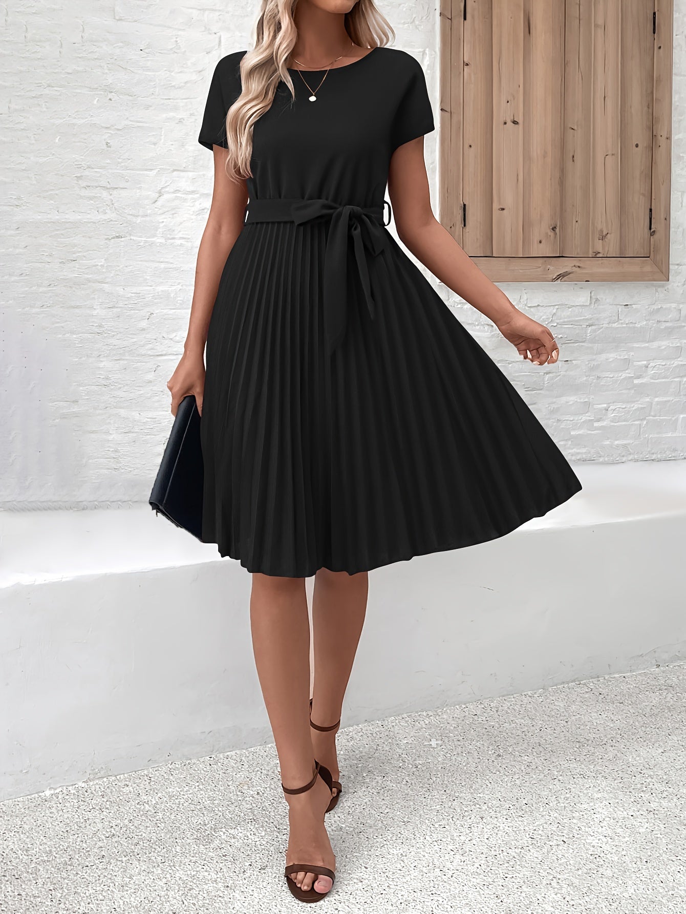 Morgan™ – Damenkleid Elegant Mit Fließendem Schnitt für Vielseitige Anlässe-5