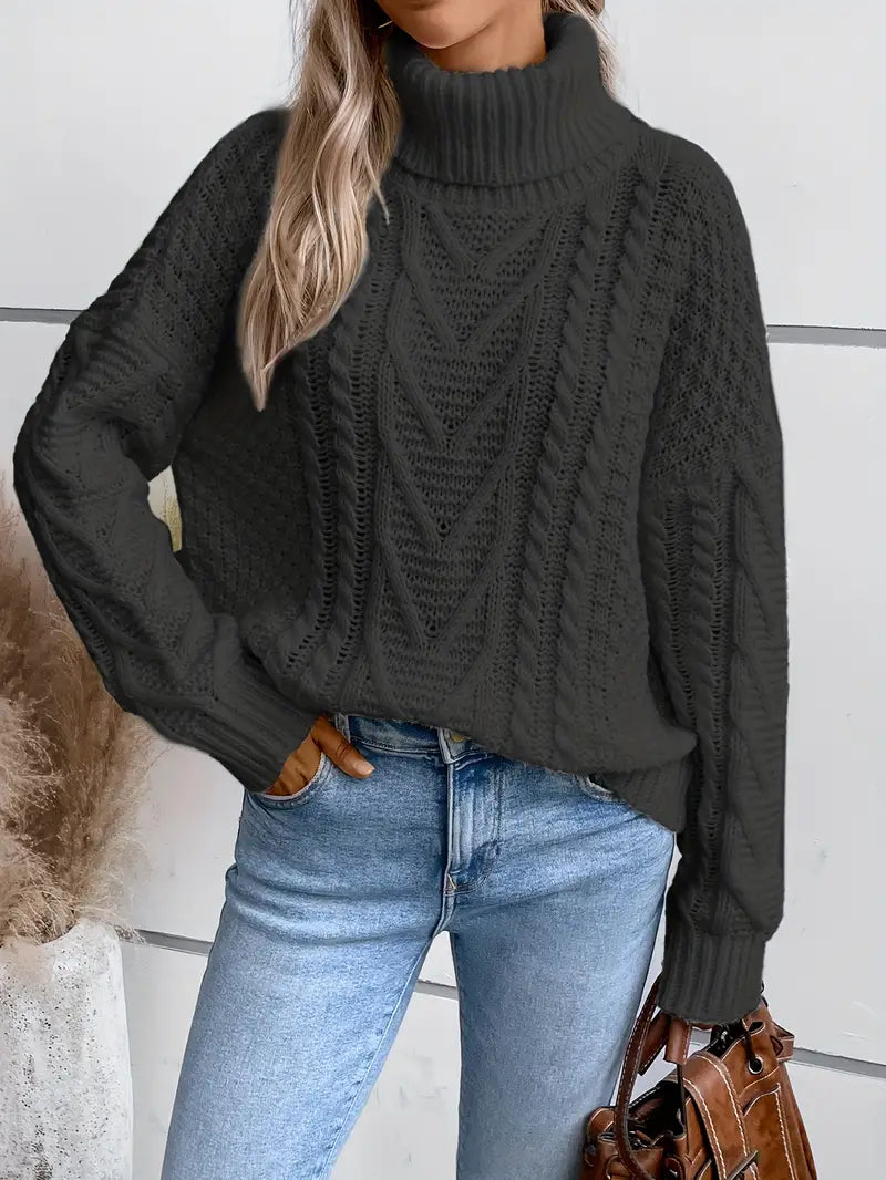 Aurielle™ – Zeitloser Damenpullover mit Weichem Strick