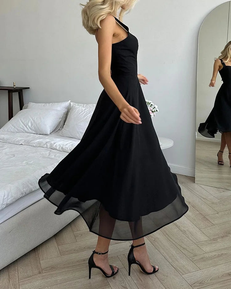 Emmachic™ – Elegantes Frauenkleid aus Leichtem Seidenmousselin Atembar & Vielseitig-2