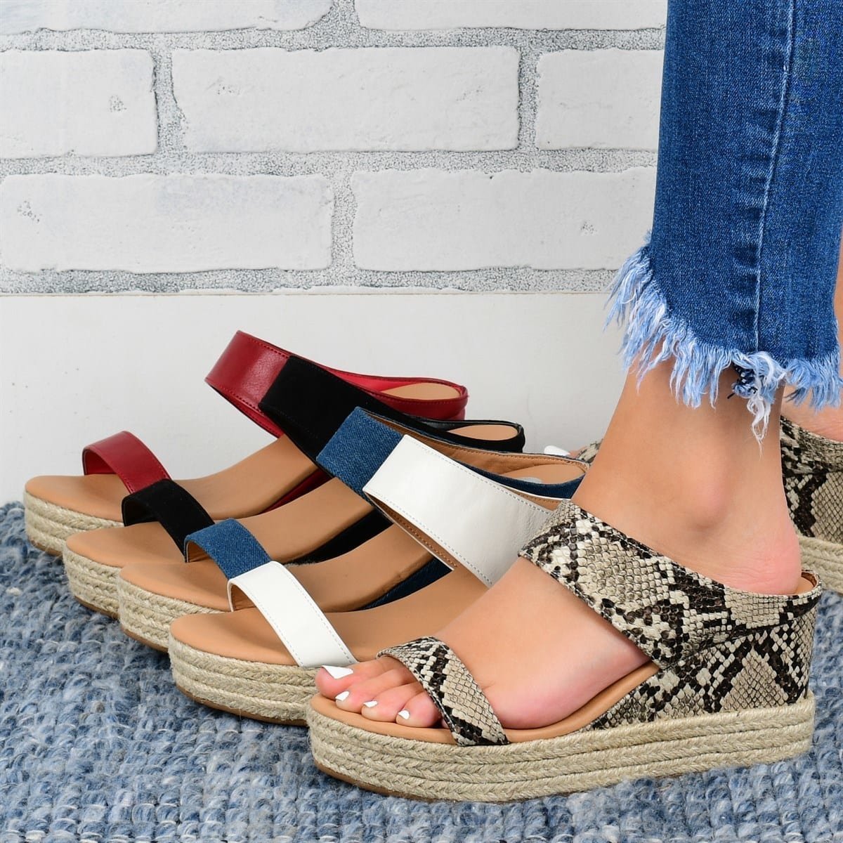HanfStep™ – Damen Sandalen mit Hochkeilabsatz für Komfort und Stil 3