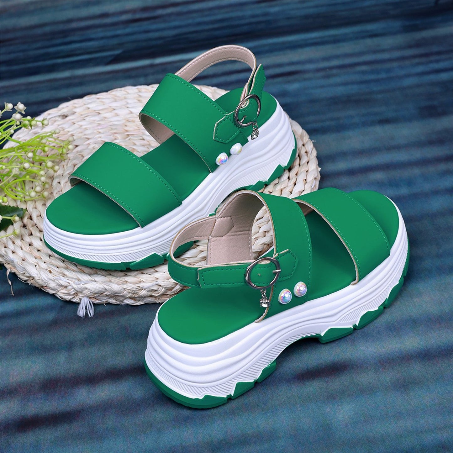 SportyStep™ – Damen Sandalen mit Doppelstrap für Bequemen Halt 4