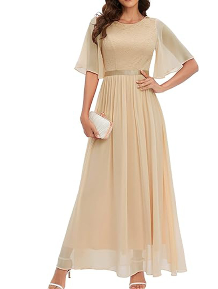 Abendkleid Isabella mit Spitze von Elarova