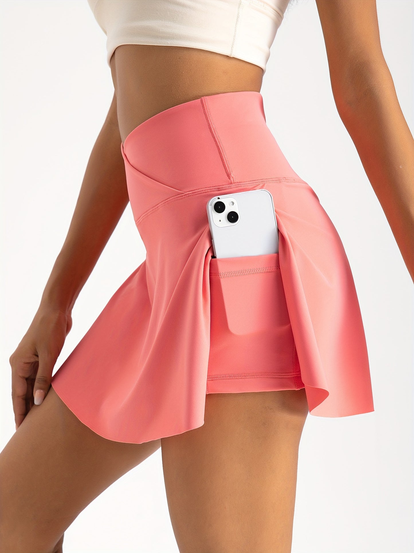 ActiveCharm™ – Eleganter Damen Sportrock mit integrierten Shorts