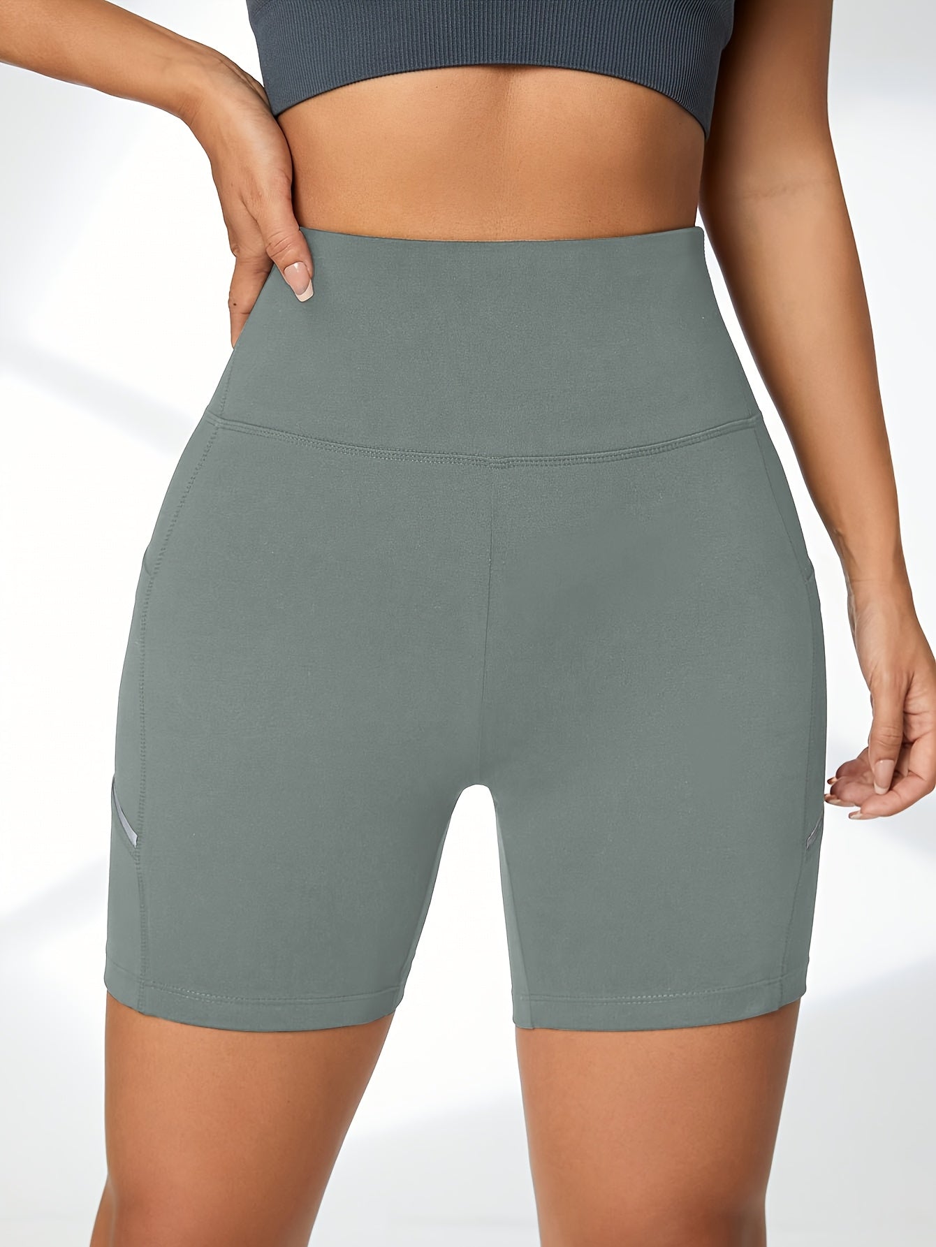 ActiveFlex™ – Damen Sport Shorts mit hoher Taille und praktischen Taschen