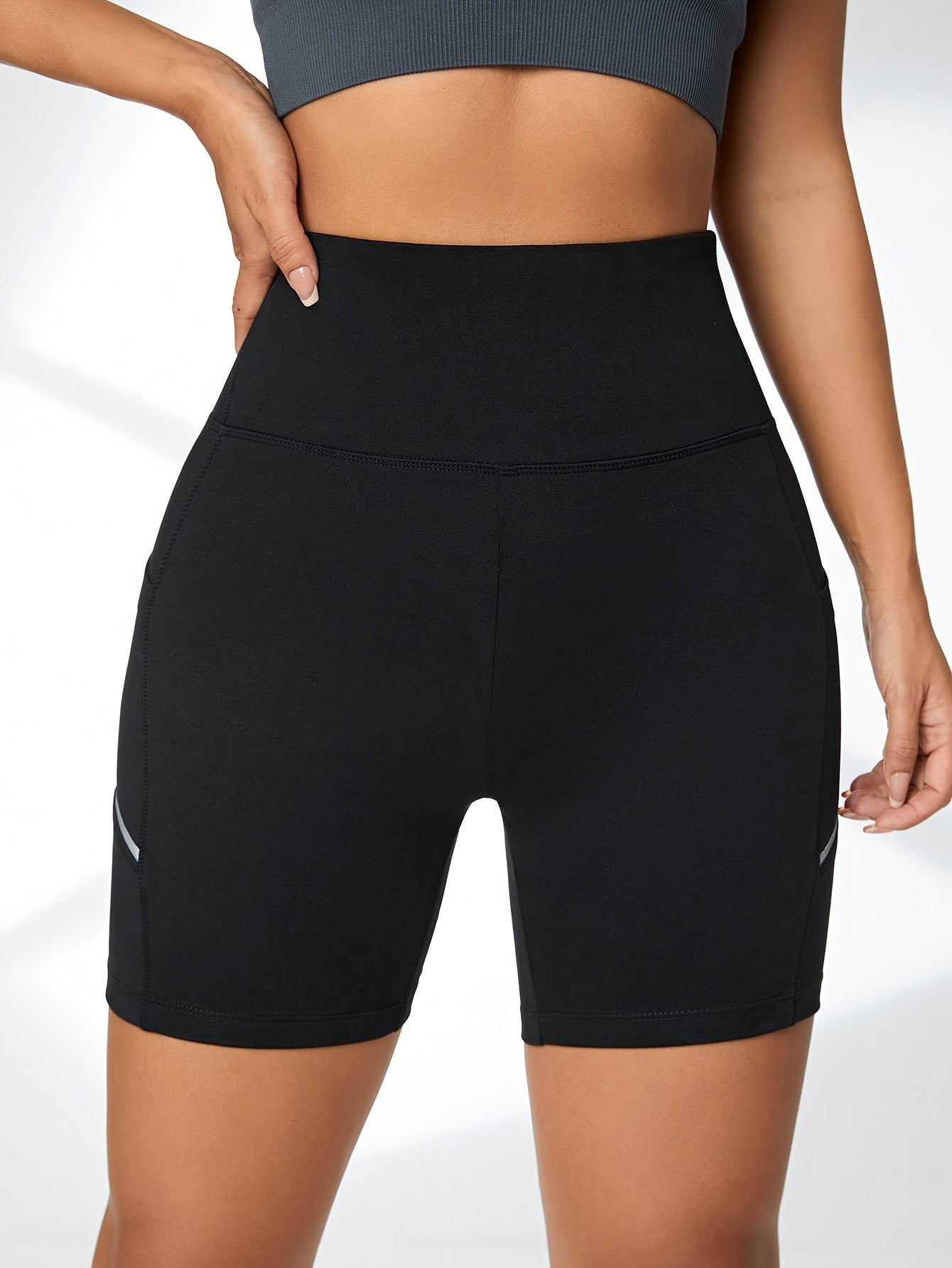 ActiveFlex™ – Damen Sport Shorts mit hoher Taille und praktischen Taschen