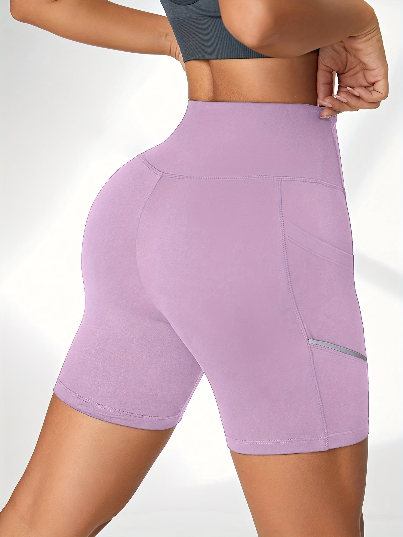 ActiveFlex™ – Damen Sport Shorts mit hoher Taille und praktischen Taschen
