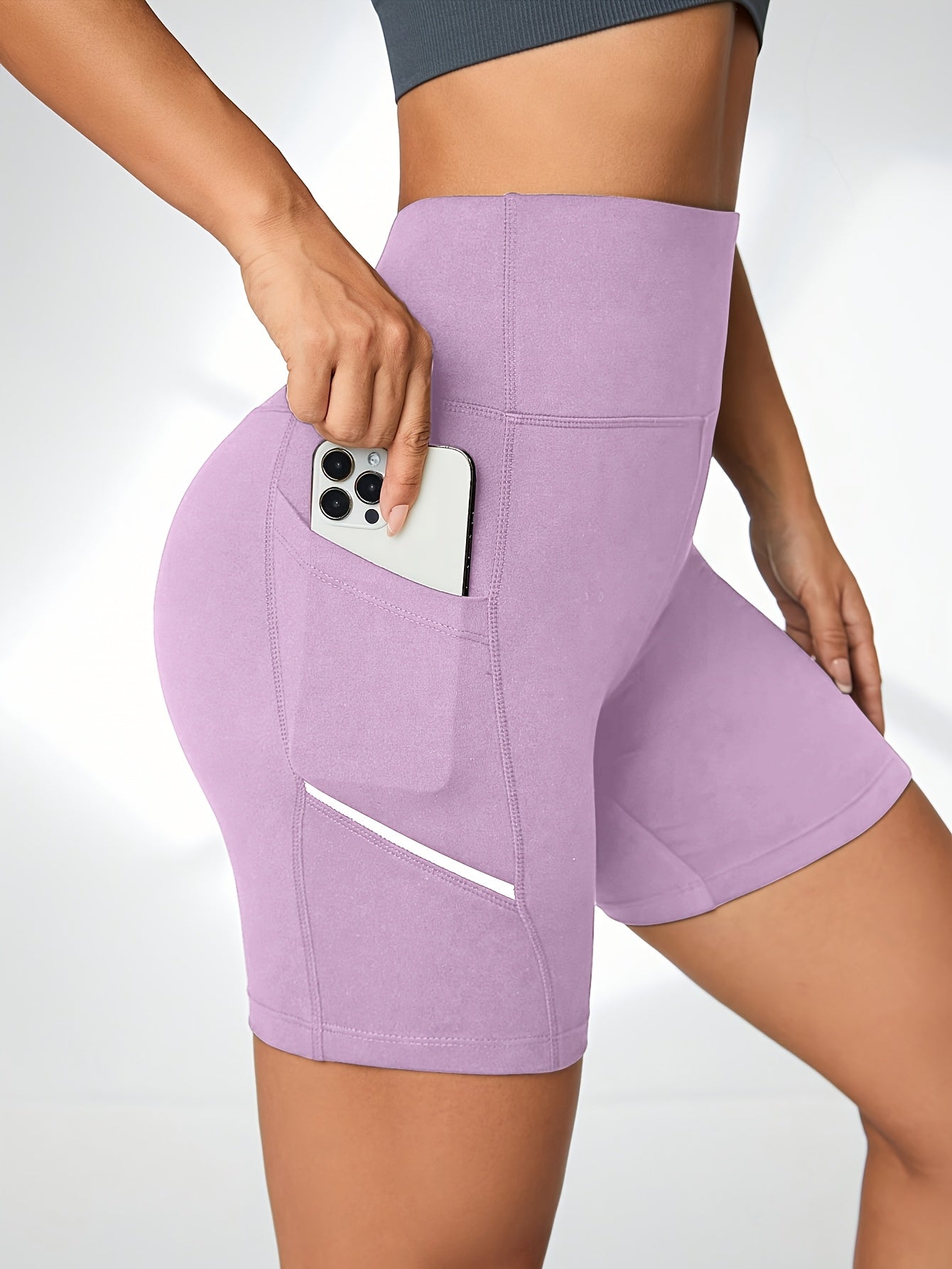 ActiveFlex™ – Damen Sport Shorts mit hoher Taille und praktischen Taschen