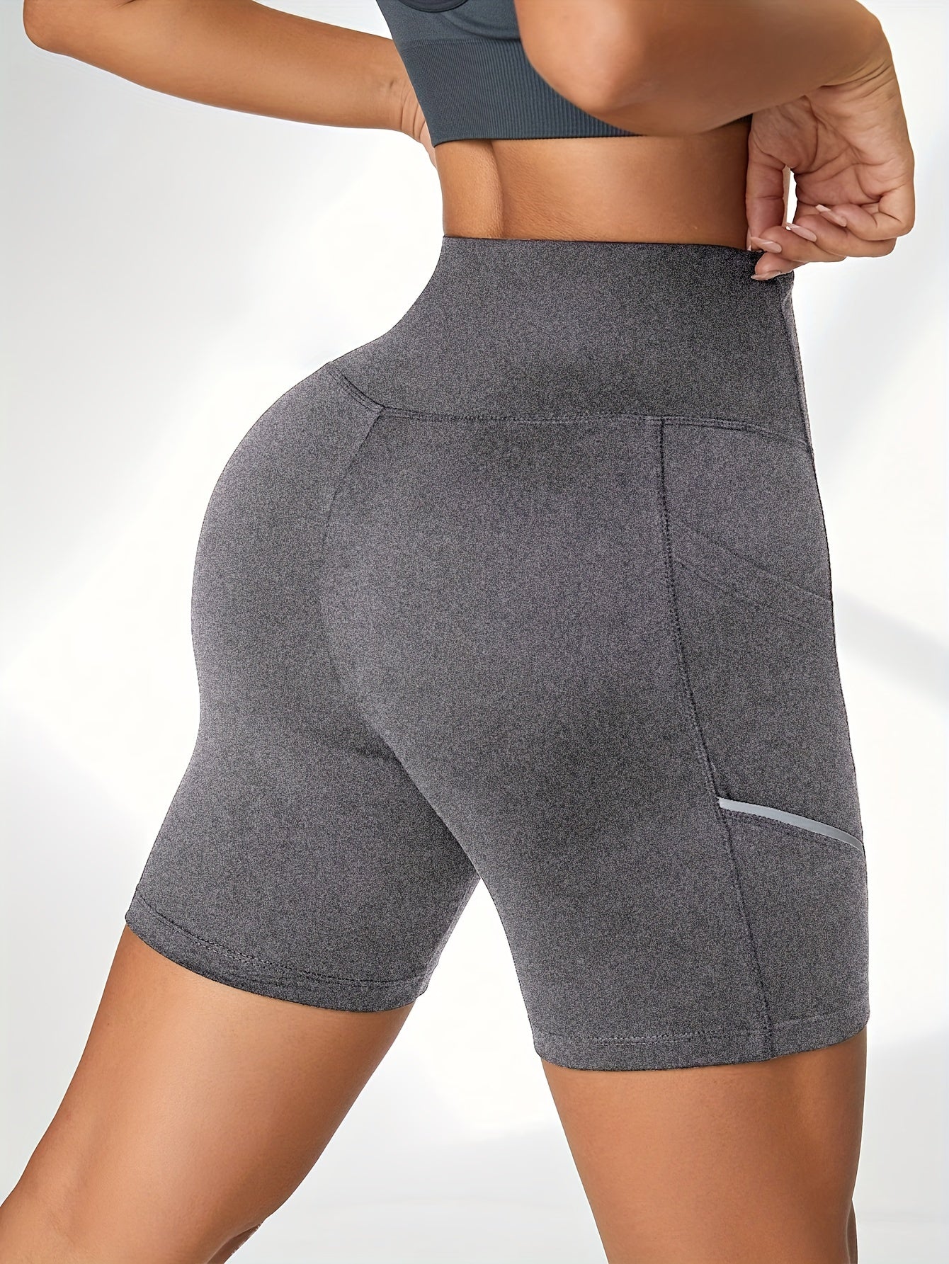 ActiveFlex™ – Damen Sport Shorts mit hoher Taille und praktischen Taschen