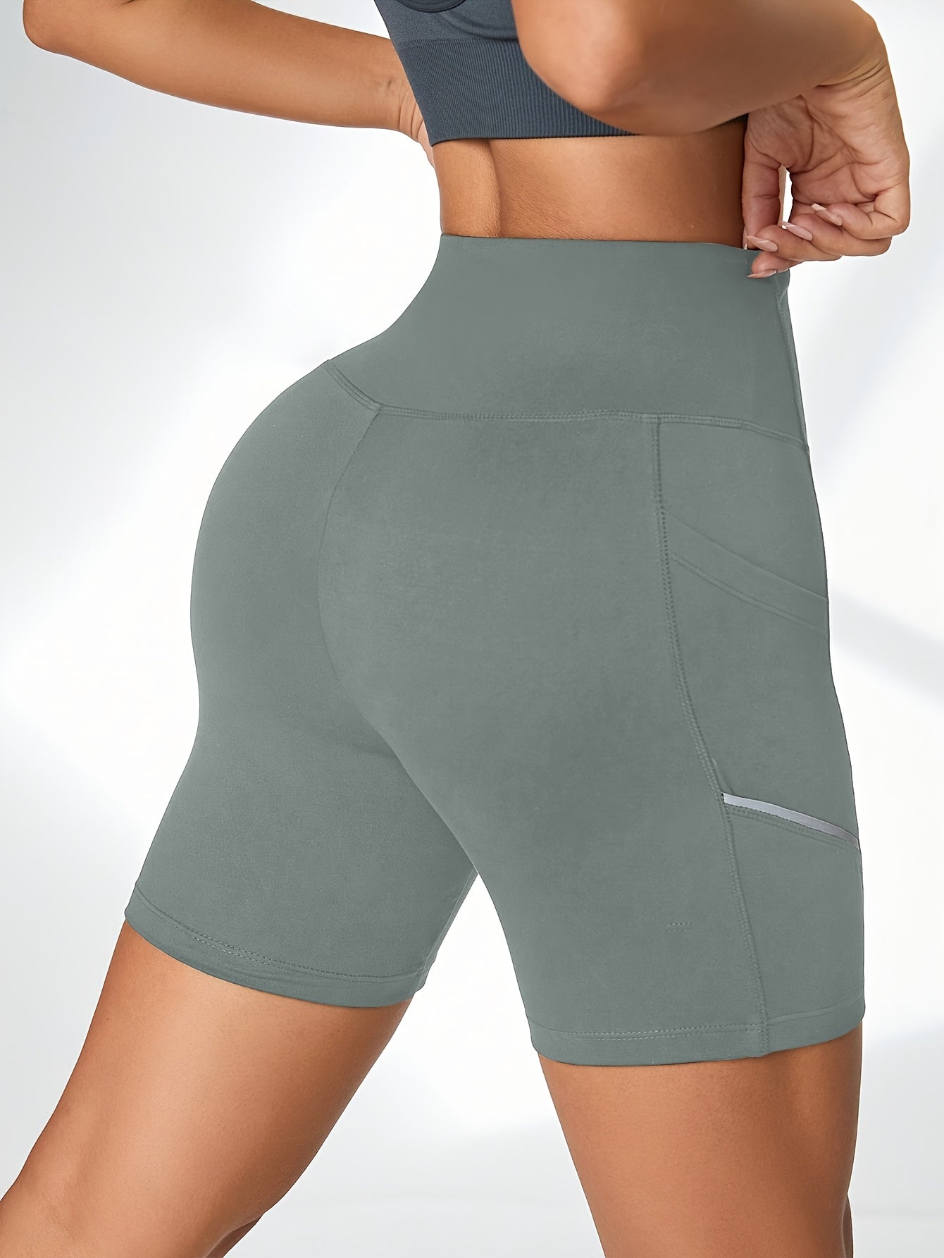 ActiveFlex™ – Damen Sport Shorts mit hoher Taille und praktischen Taschen