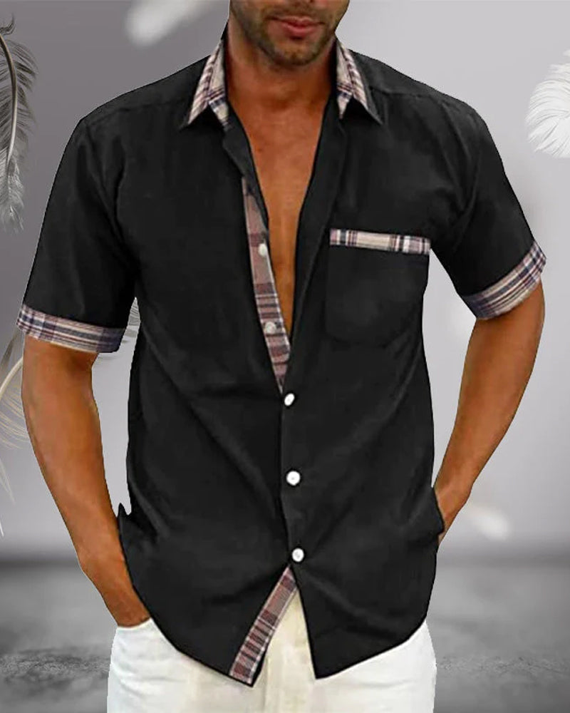AeroFlex™ – Elegantes Herren Kurzarm Hemd für höchsten Komfort