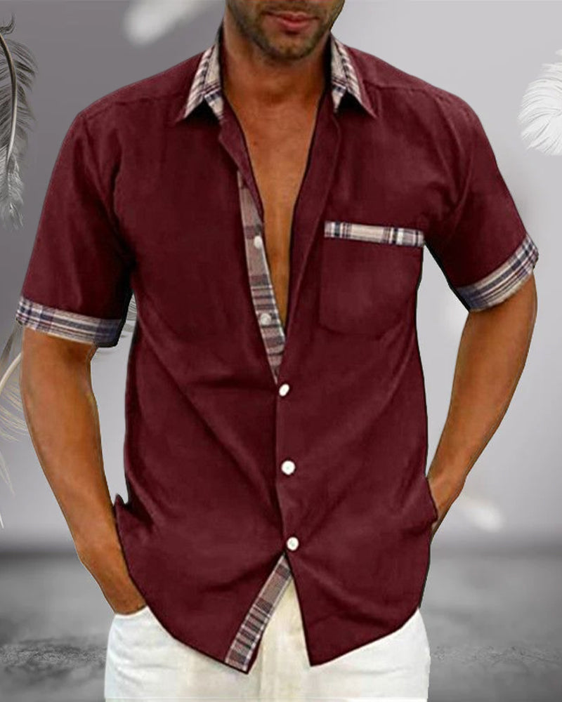 AeroFlex™ – Elegantes Herren Kurzarm Hemd für höchsten Komfort