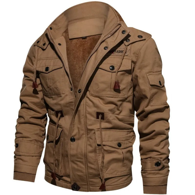 Elarova | Alberts taktische Winterjacke mit Kapuze: ideal für alle Einsätze