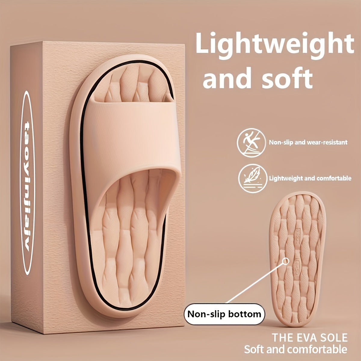 AquaStep™ – Komfortable Rutschfeste Herren Badelatschen