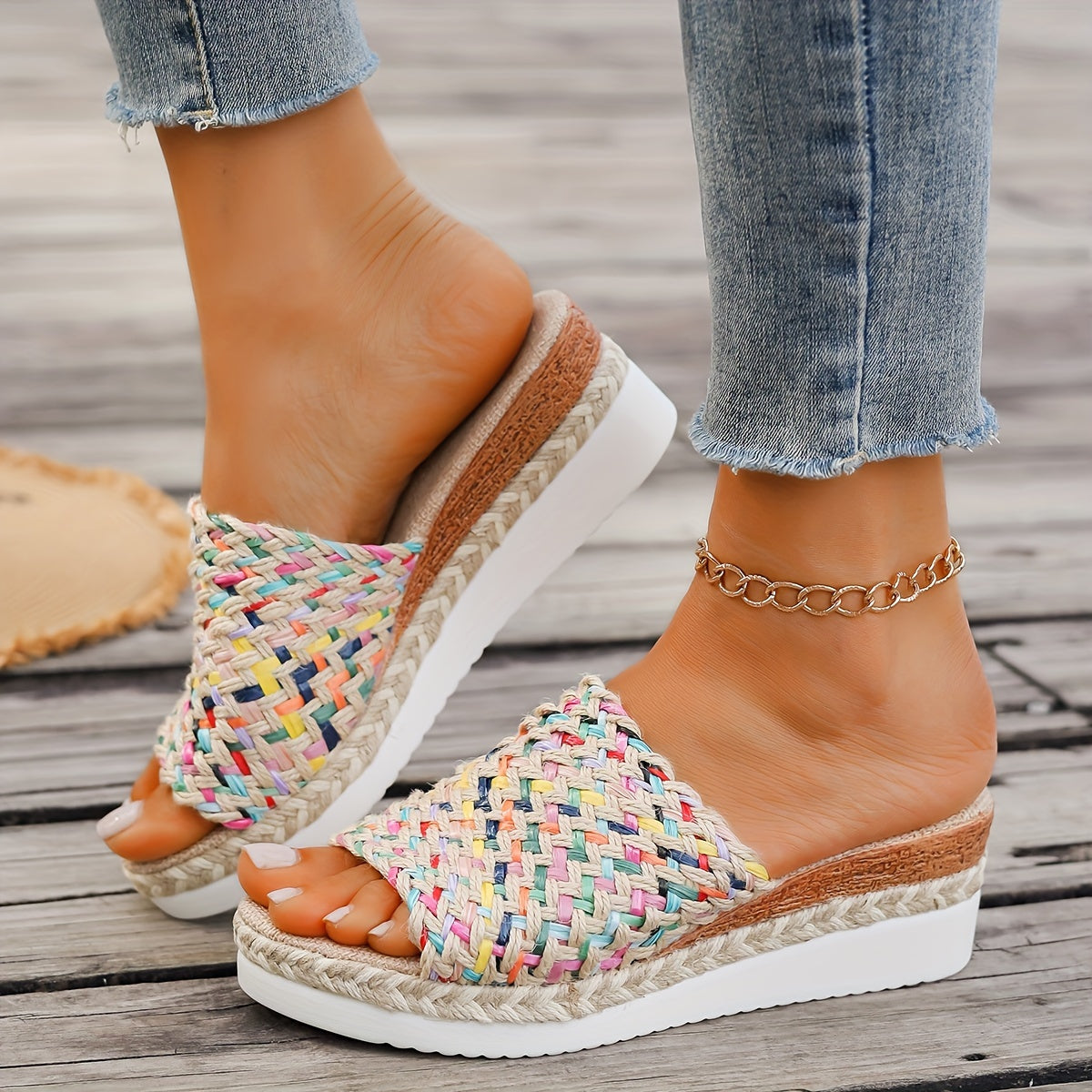 Aurelya™ – Damen Plateau Sandalen mit Bohemian Stil und Komfort 1