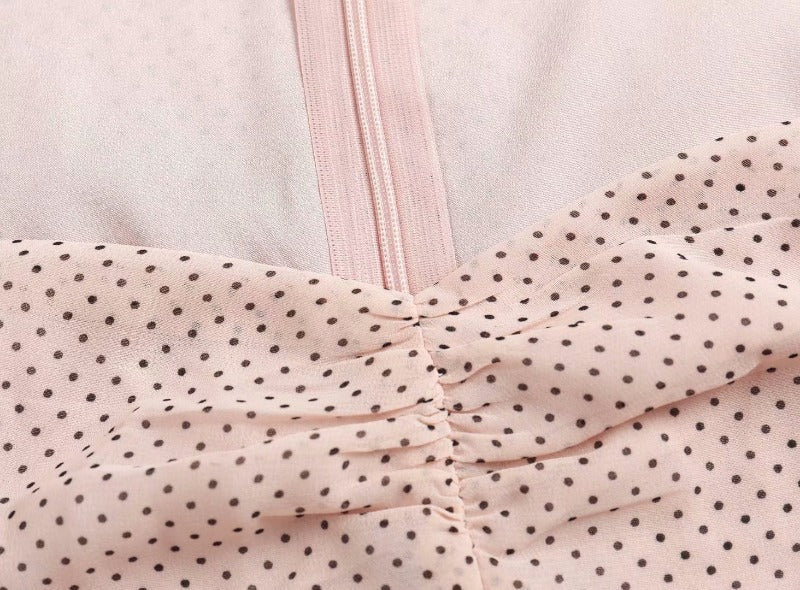 Boho Chiffon Kleid mit Polka Dots von Elarova