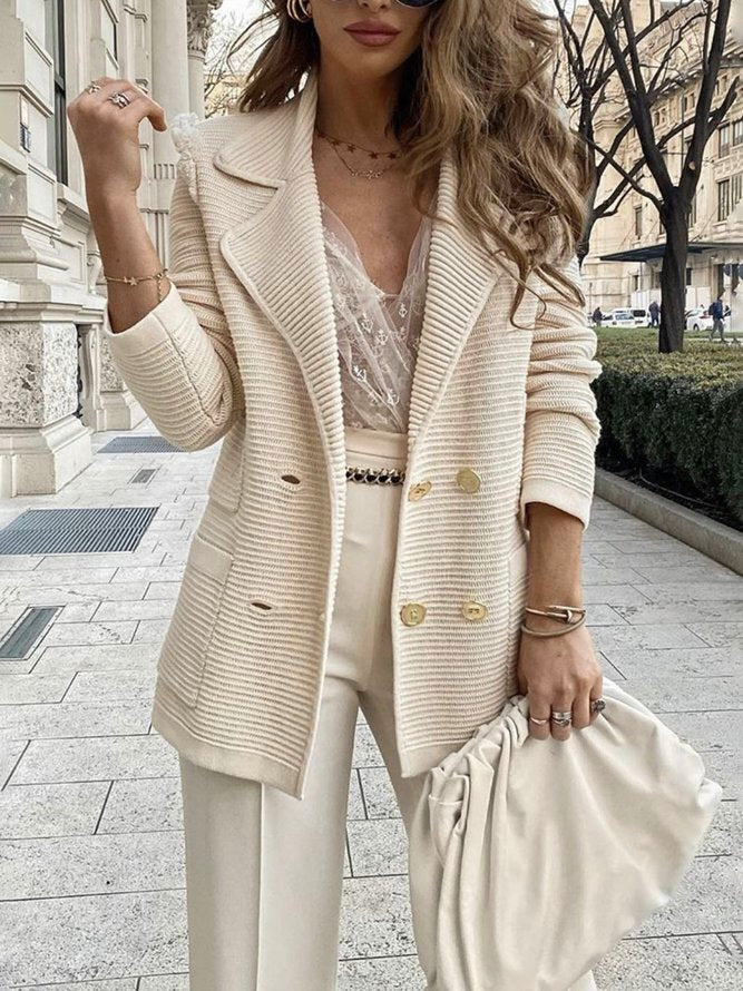 Brendyl: Elegante Khaki-Blazerweste für Damen