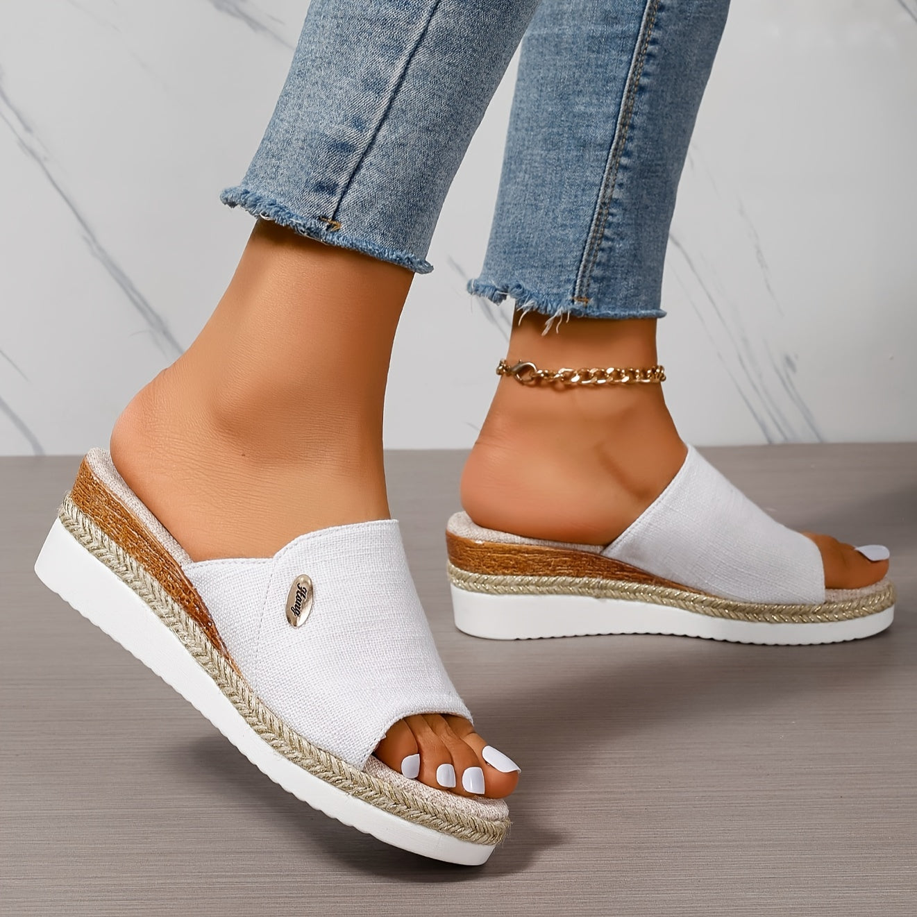 Variant image for Celmiva™ – Damen Plateau Sandalen Mit Komfort Und Eleganz Für Den Sommer-37