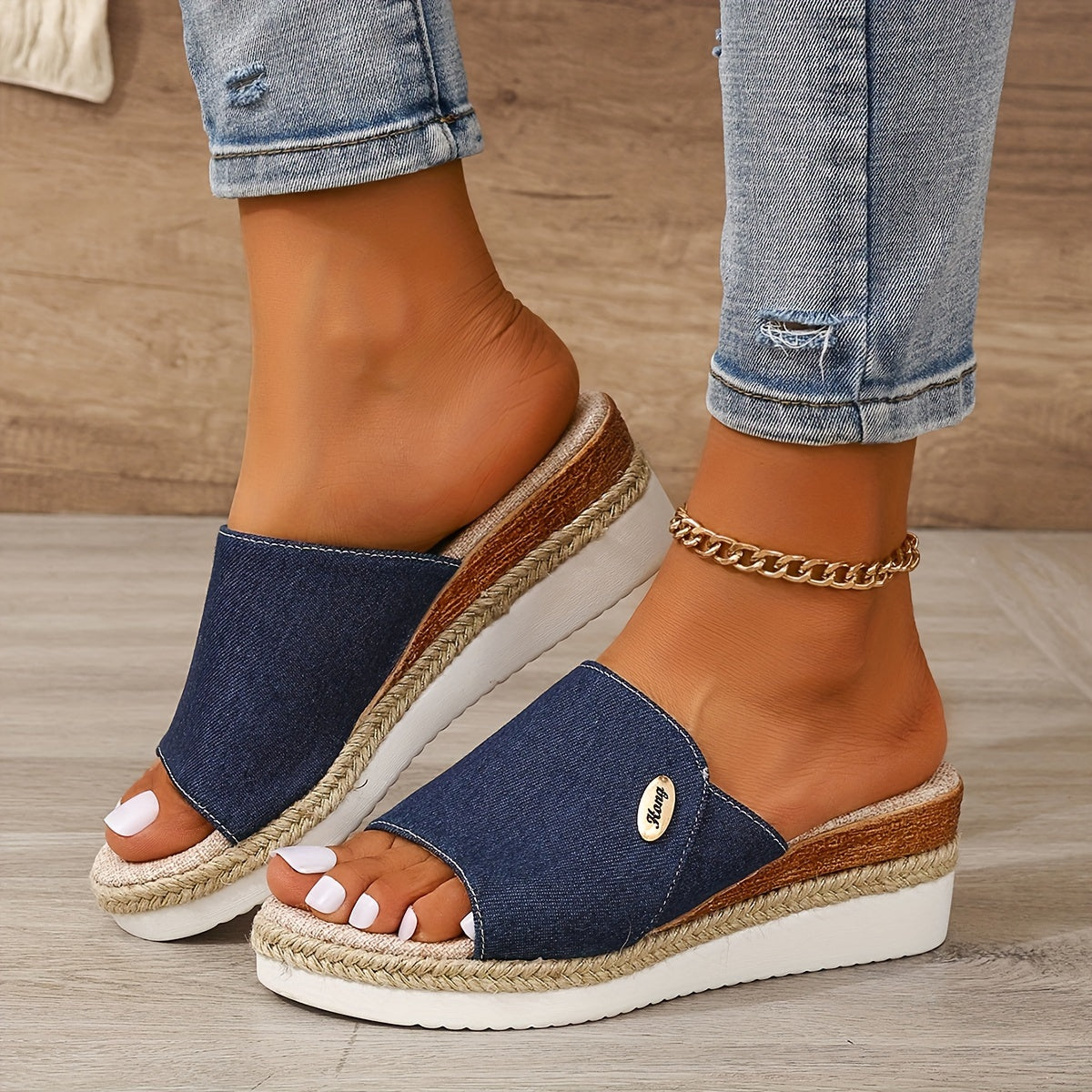 Variant image for Celmiva™ – Damen Plateau Sandalen Mit Komfort Und Eleganz Für Den Sommer-19