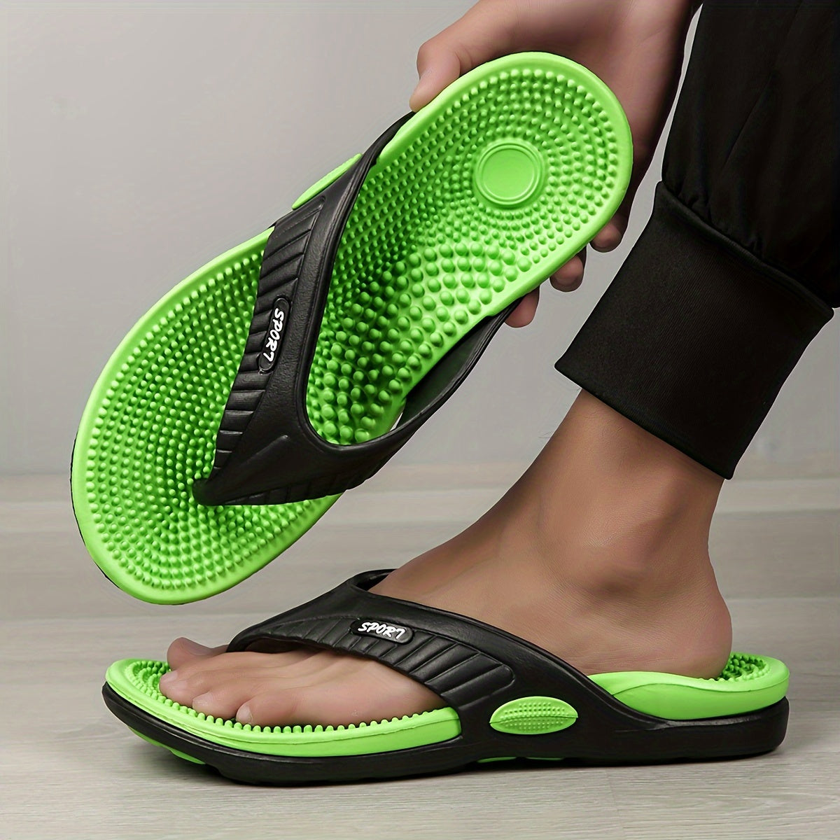 ComfortPulse™ – Herren Flipflops mit Massage Fußbett