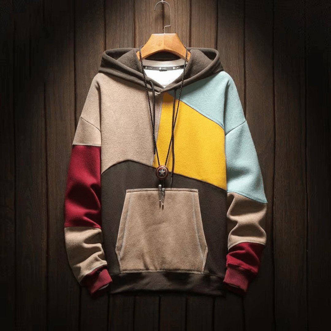 Cooler bunter Herren-Hoodie - Reinhold