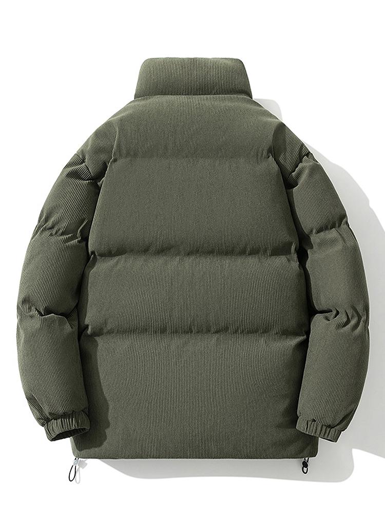 Elarova | Cord-Pufferjacke für Herren