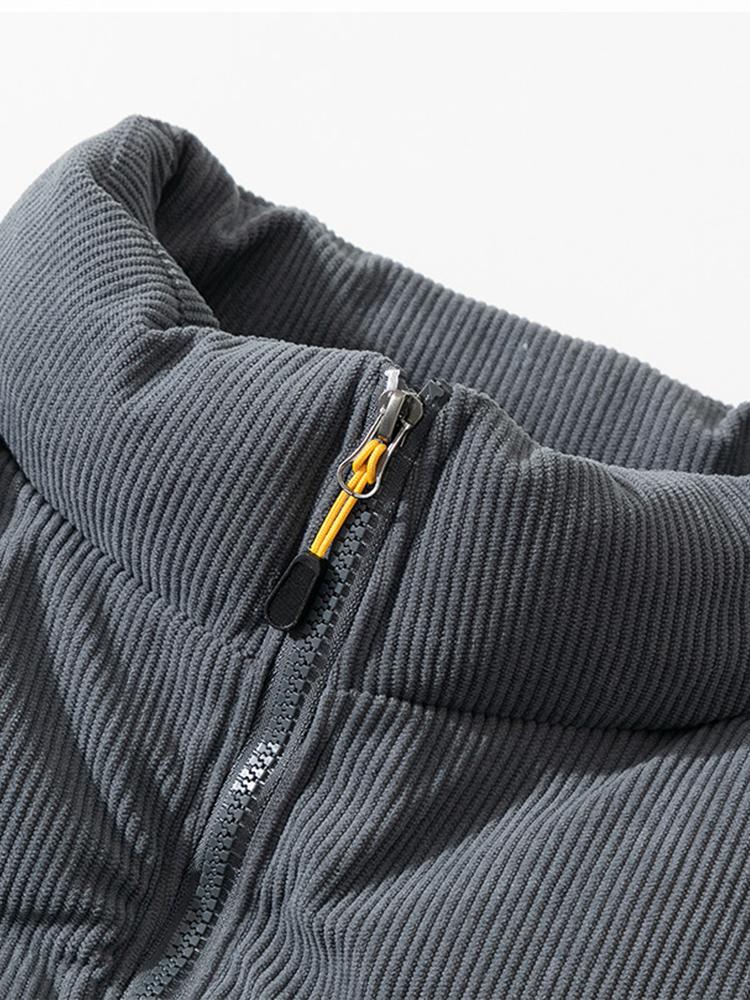 Elarova | Cord-Pufferjacke für Herren