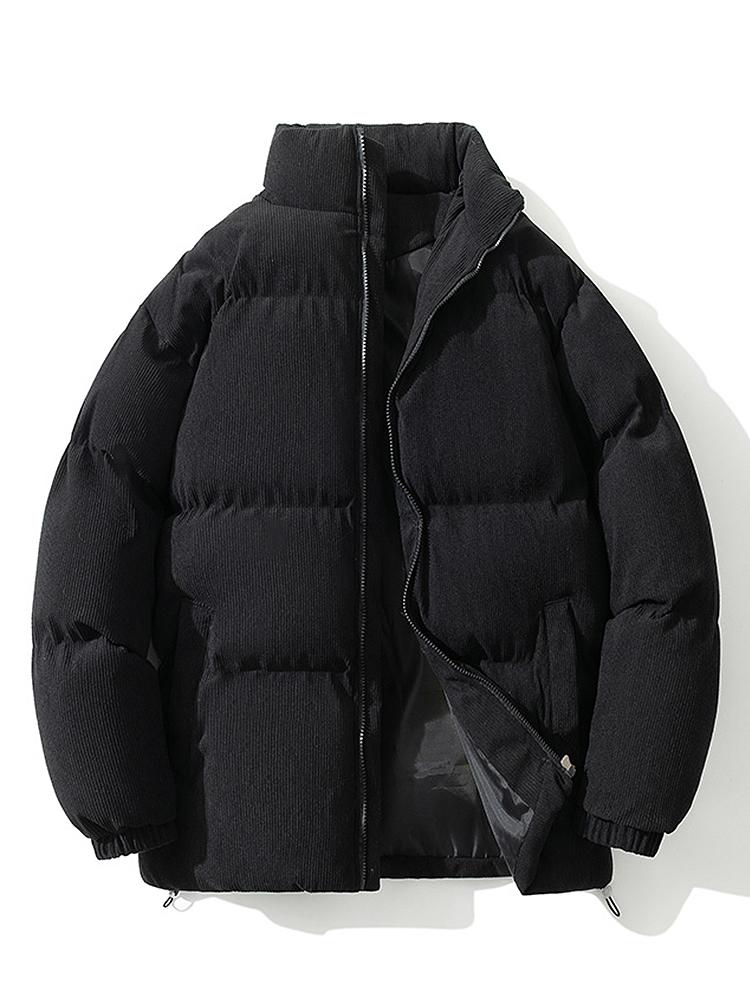 Elarova | Cord-Pufferjacke für Herren