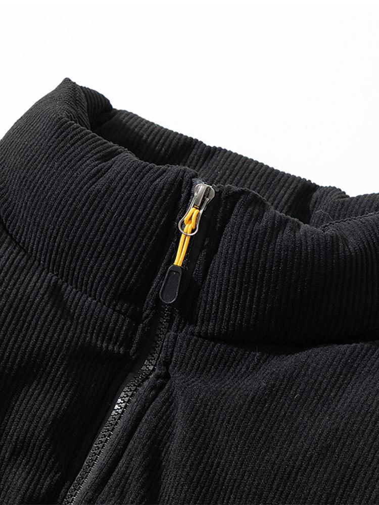 Elarova | Cord-Pufferjacke für Herren