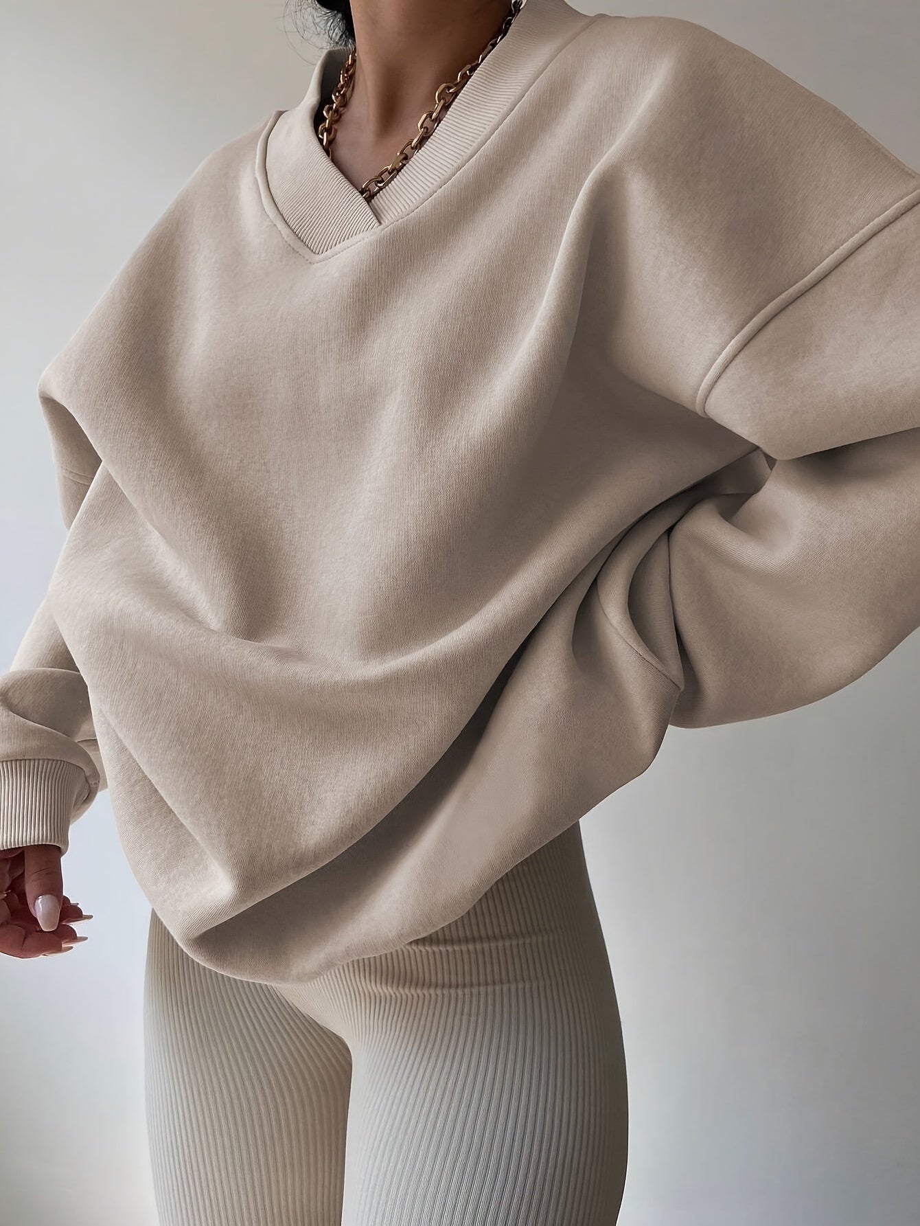 CozyChic™ – Stylischer Damen Pullover mit V-Ausschnitt