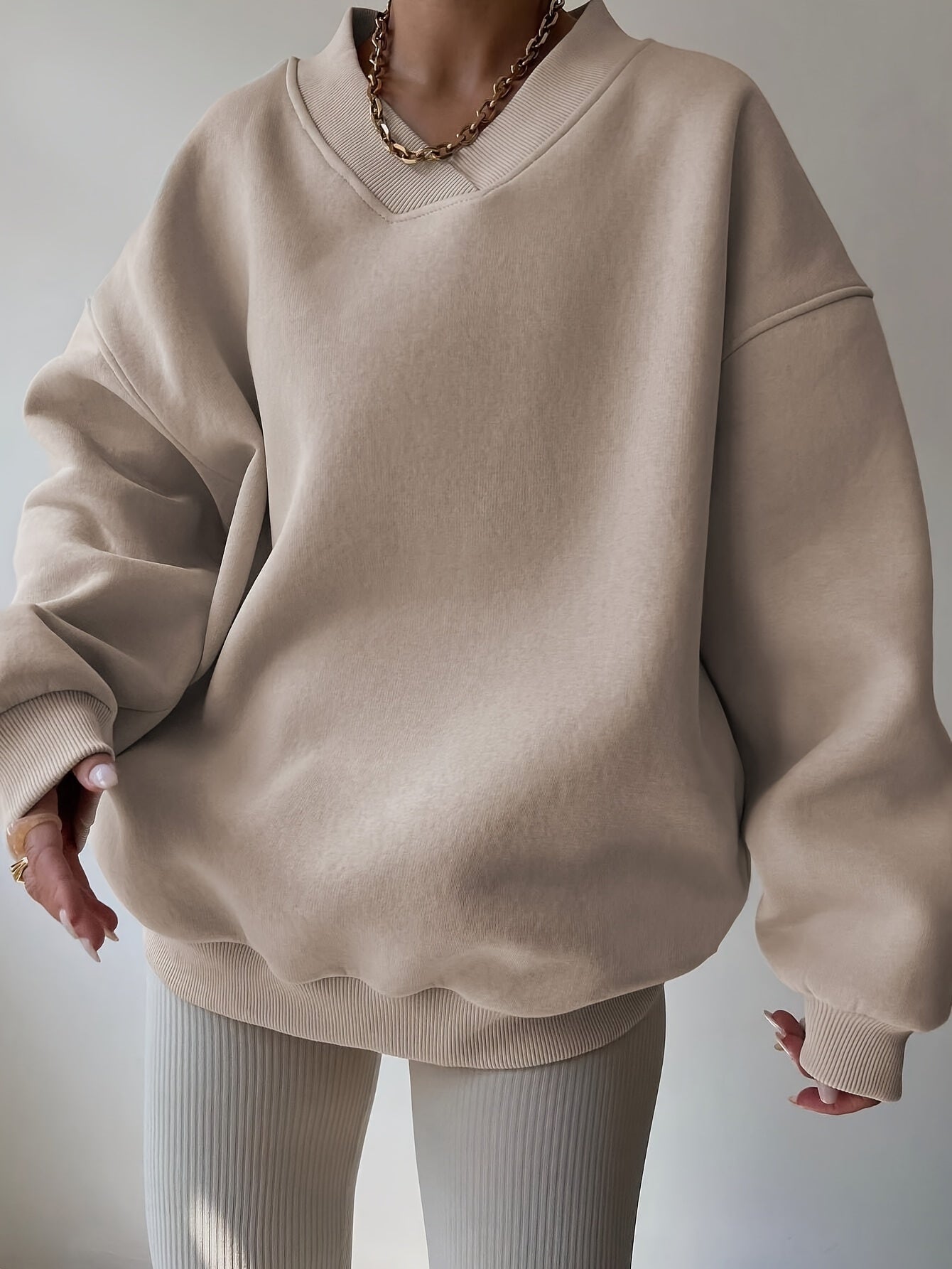 CozyChic™ – Stylischer Damen Pullover mit V-Ausschnitt