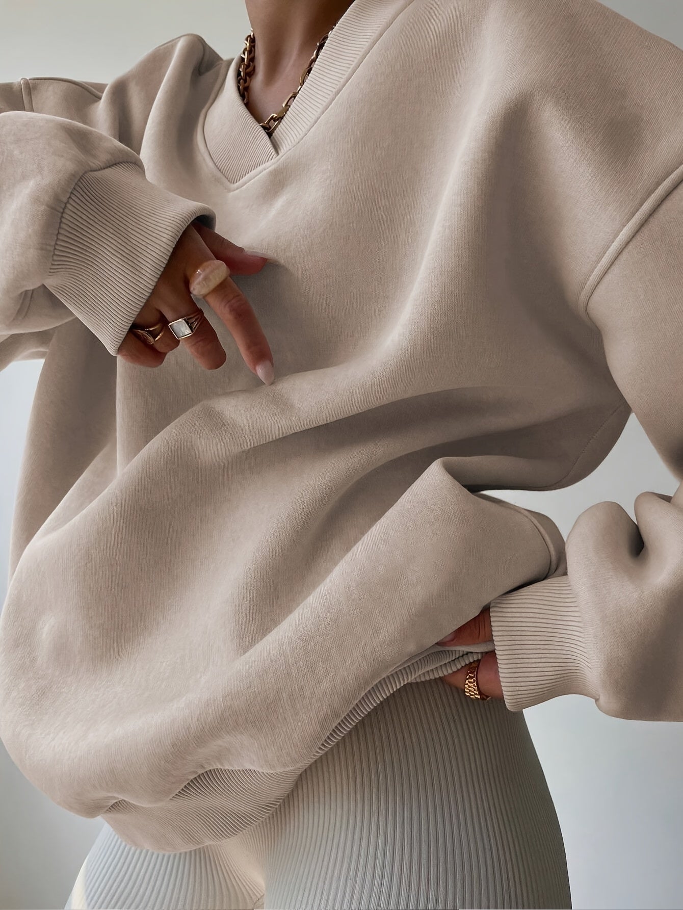 CozyChic™ – Stylischer Damen Pullover mit V-Ausschnitt