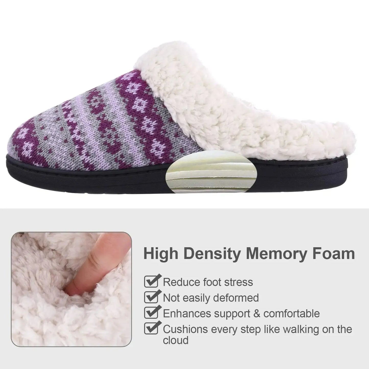 CozyCloud™ – Warme Hausschuhe fur Damen mit Fubbett