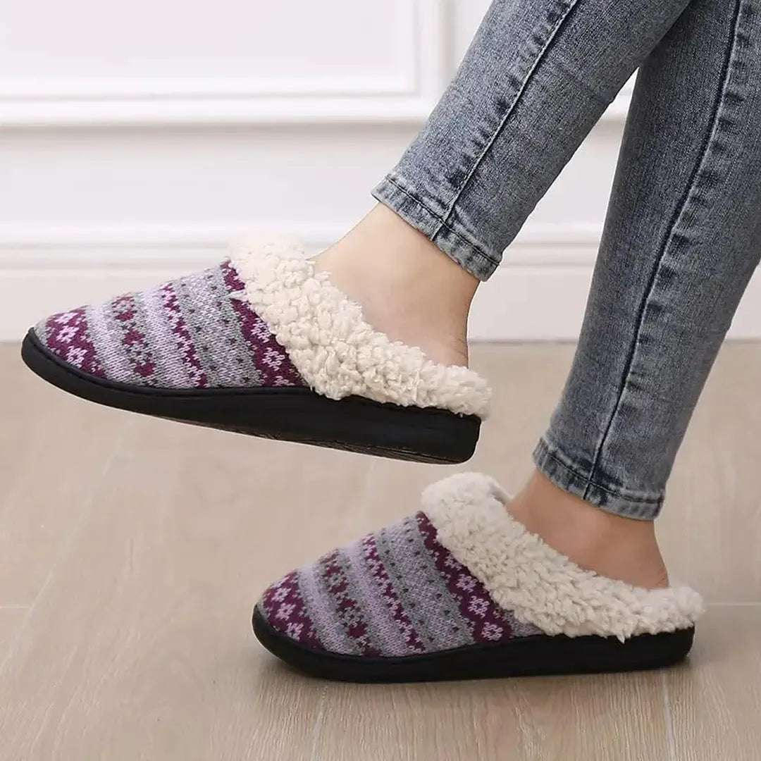 CozyCloud™ – Warme Hausschuhe fur Damen mit Fubbett