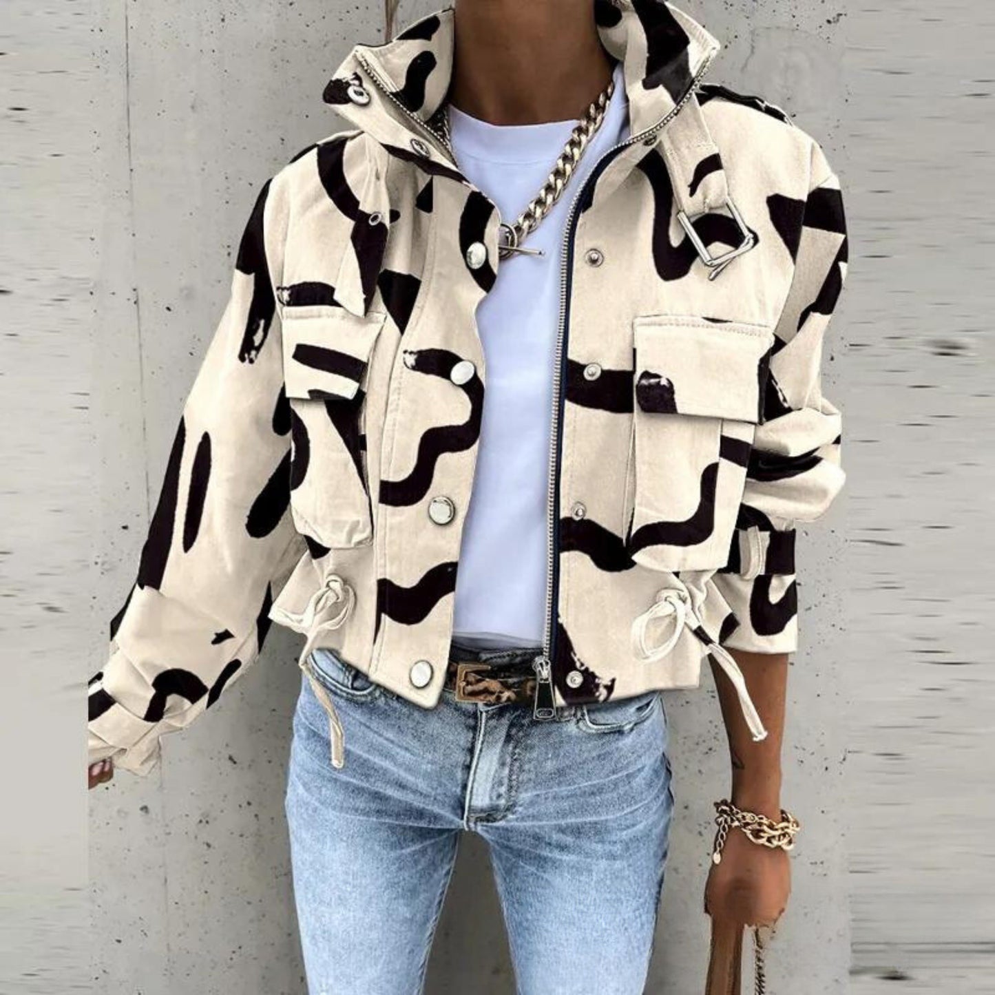 Elarova | Crop Top Jacke für Damen