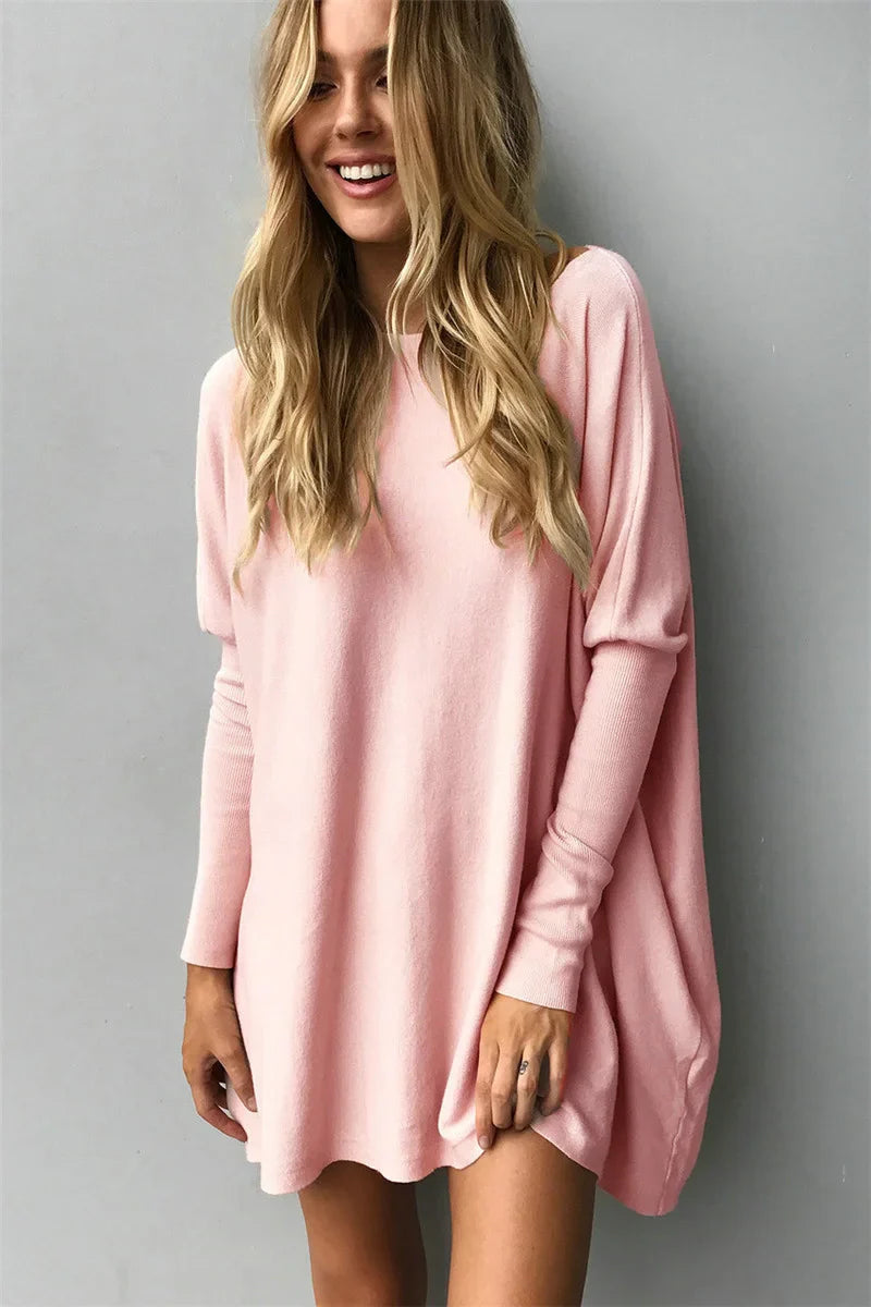 Elarova | Damen-Baggy-Pullover