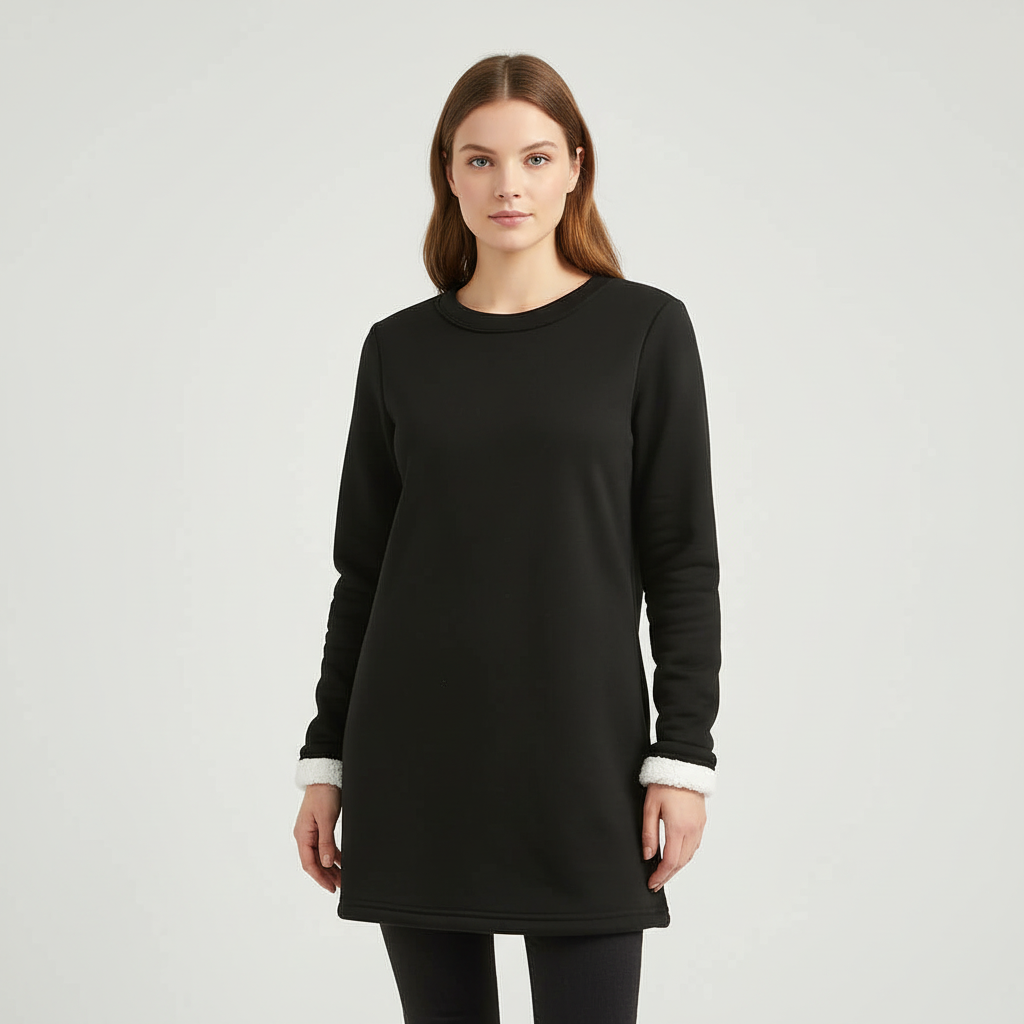 Weiche Damen Fleece Pullover Warm
