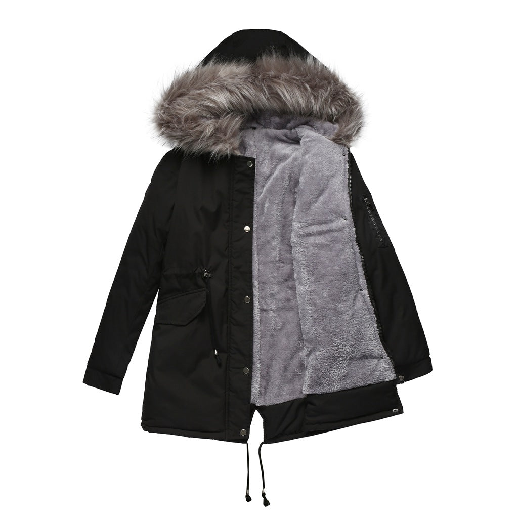 Elarova | Damen-Parka mit Kapuze