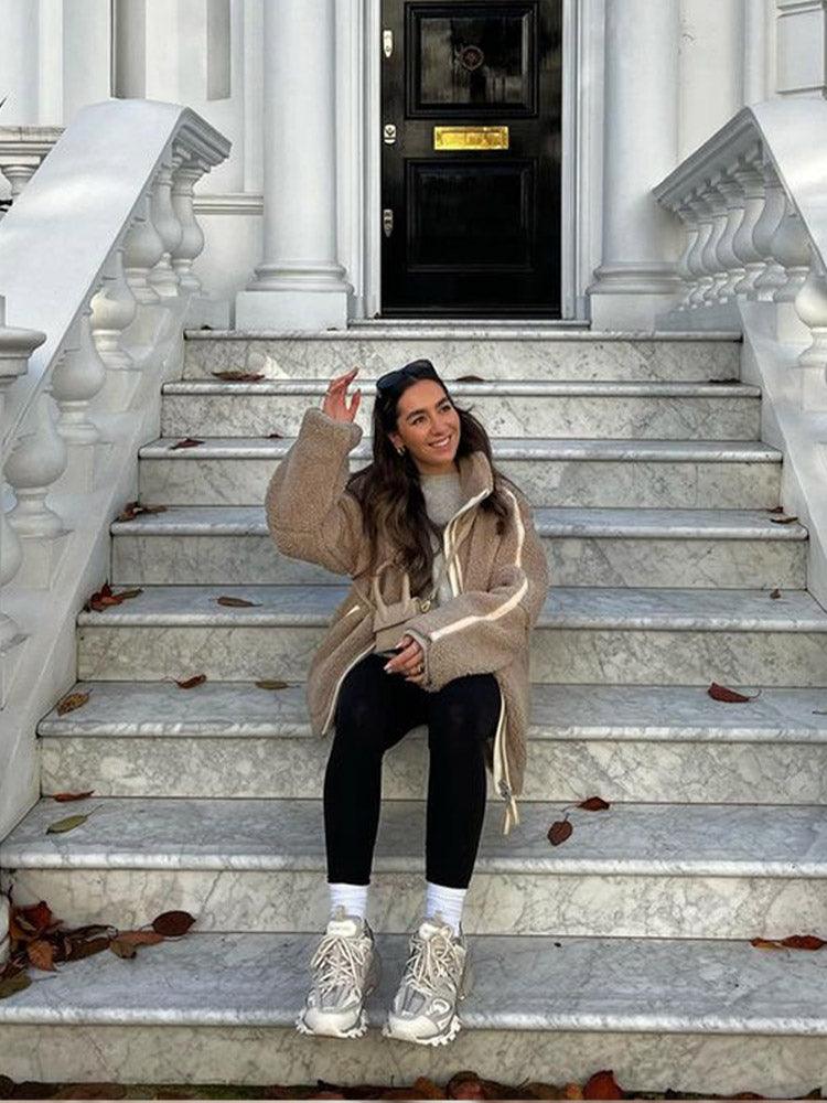 Elarova | Damen-Winterjacke mit Reißverschluss